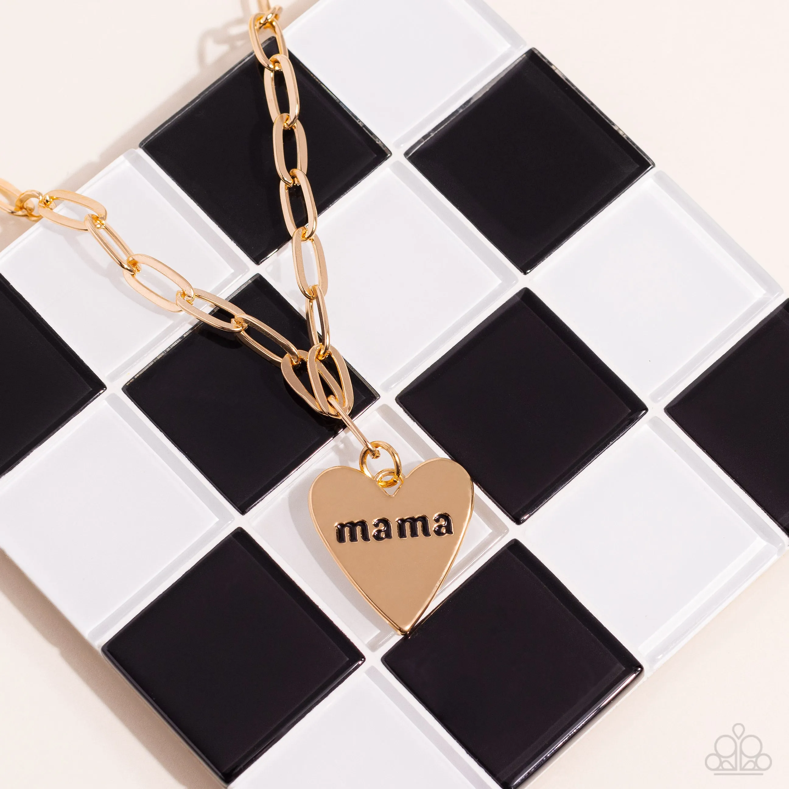 Necklaces Mama Cant Buy You Love - Gold MDAY S141