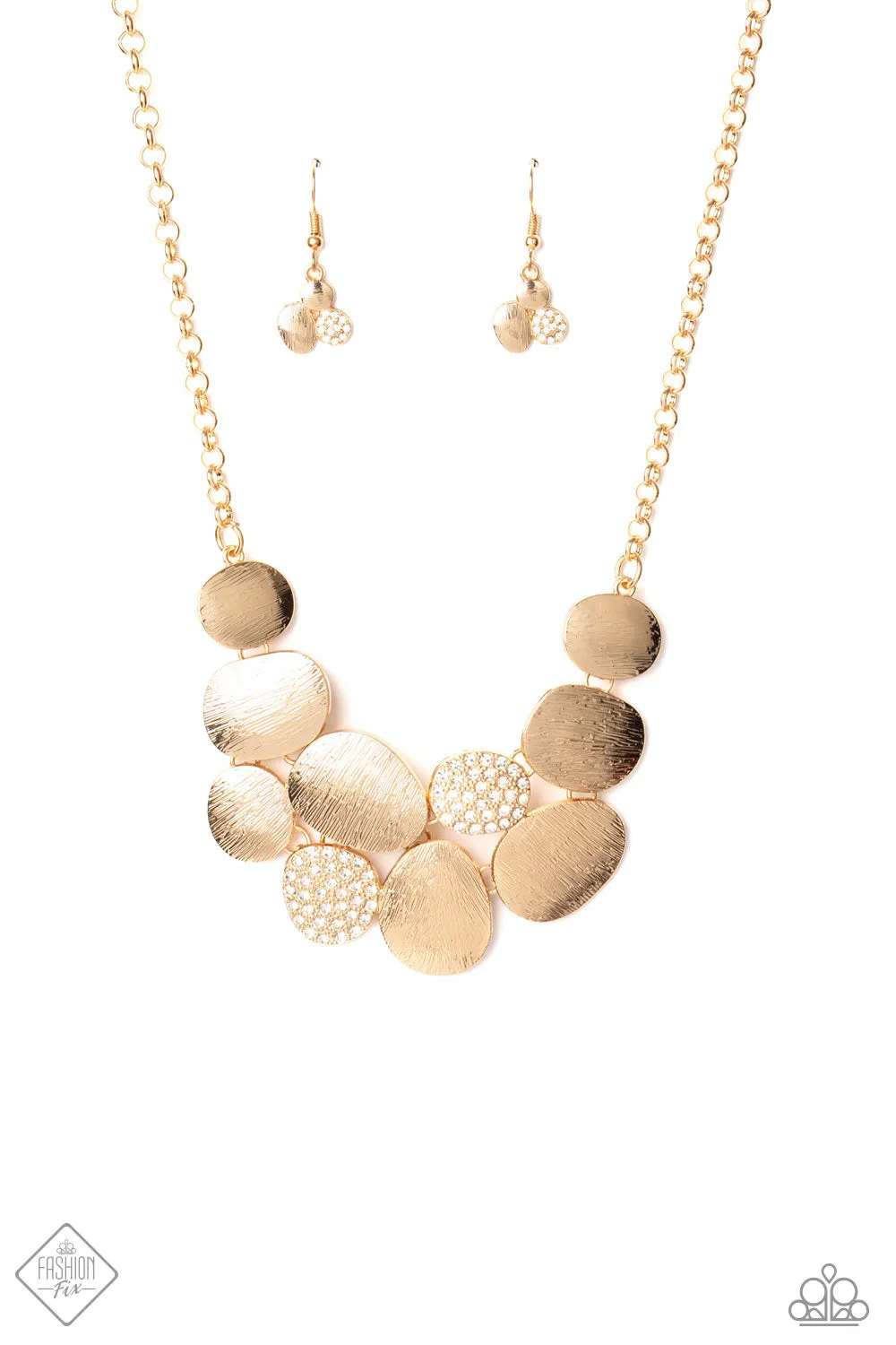 Paparazzi Necklace Fashion Fix Dec 2020 ~ A Hard LUXE Story - Gold