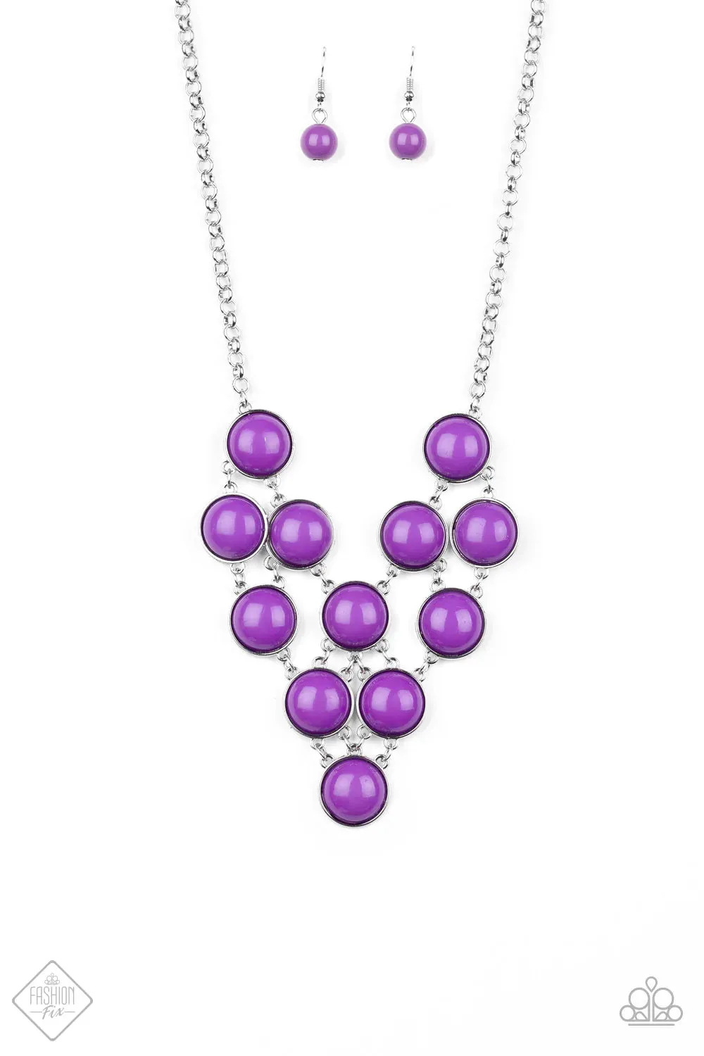 Paparazzi Necklace ~ Pop-YOU-lar Demand  - Purple