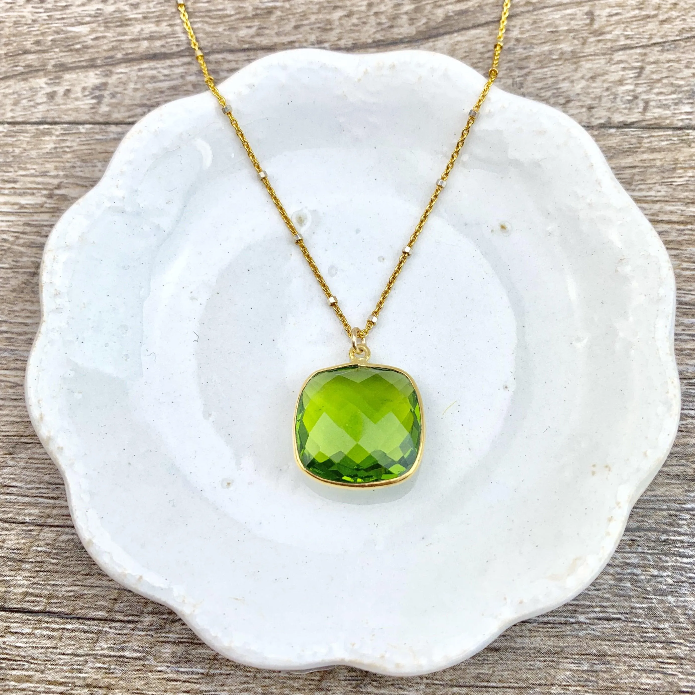 Perfect Gift Everyday Gemstone Pendant Necklace