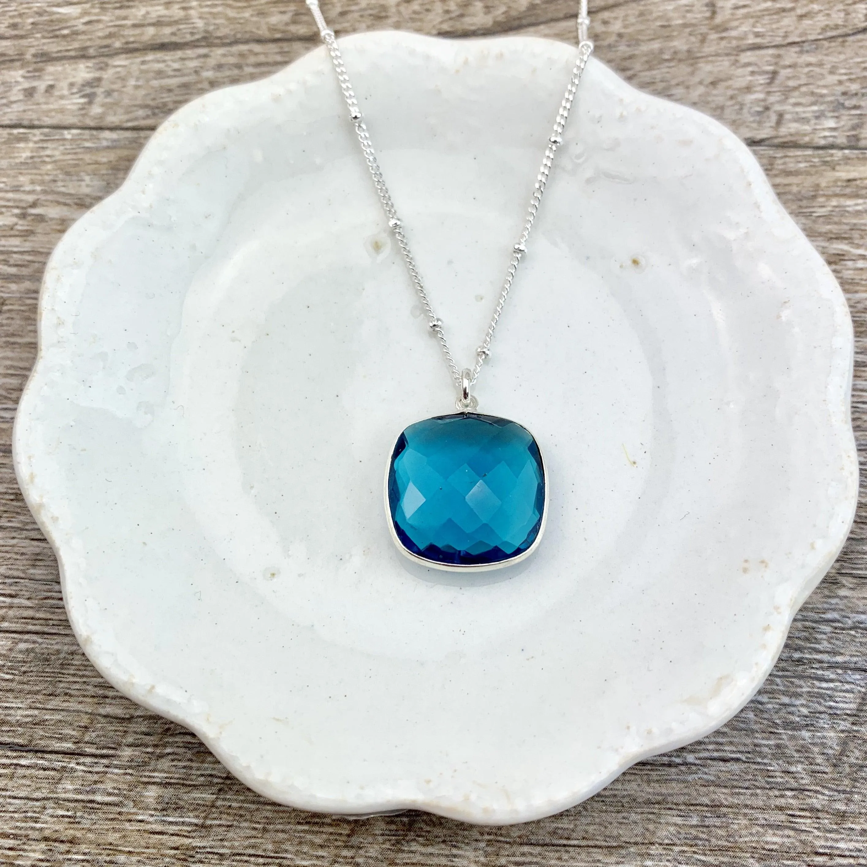 Perfect Gift Everyday Gemstone Pendant Necklace