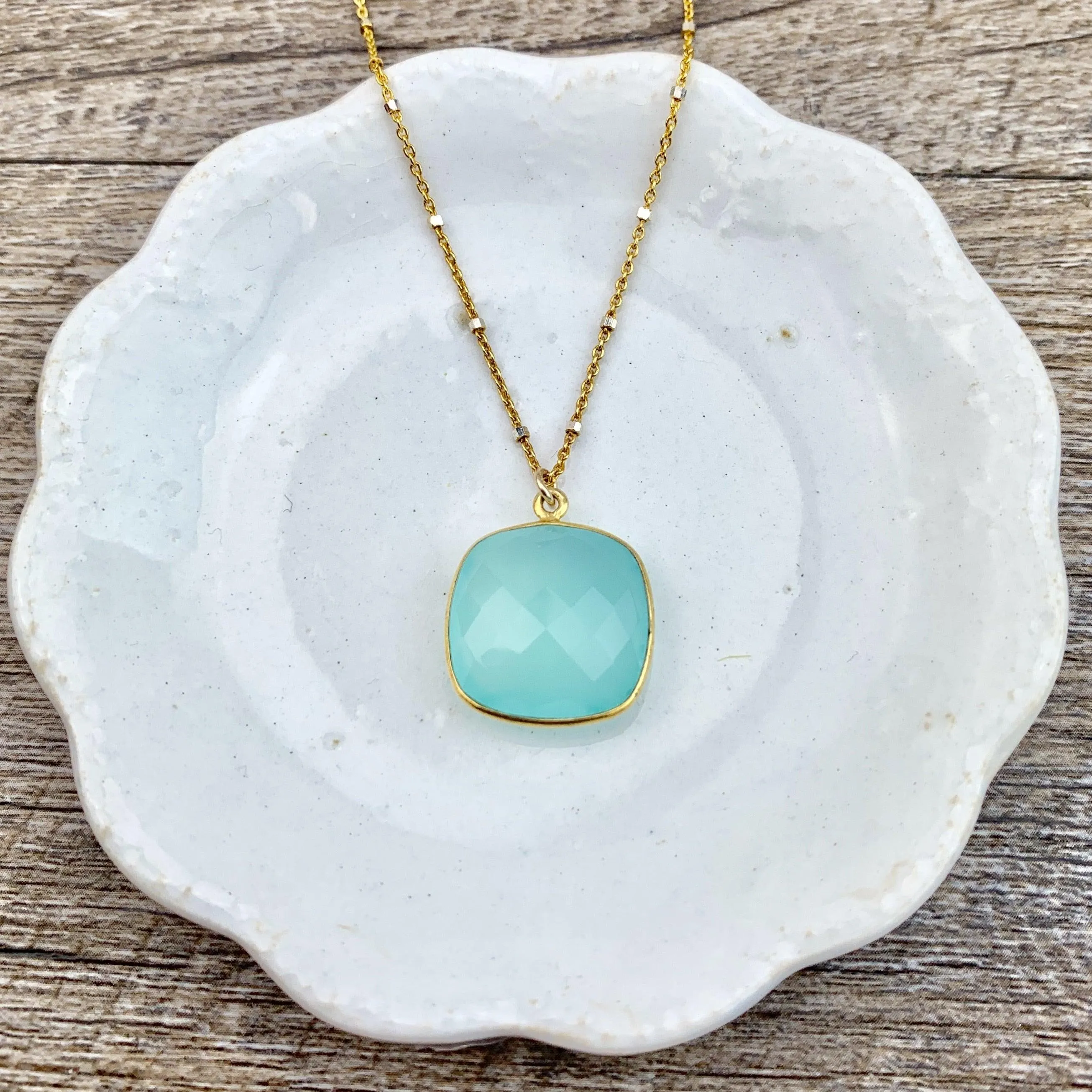 Perfect Gift Everyday Gemstone Pendant Necklace