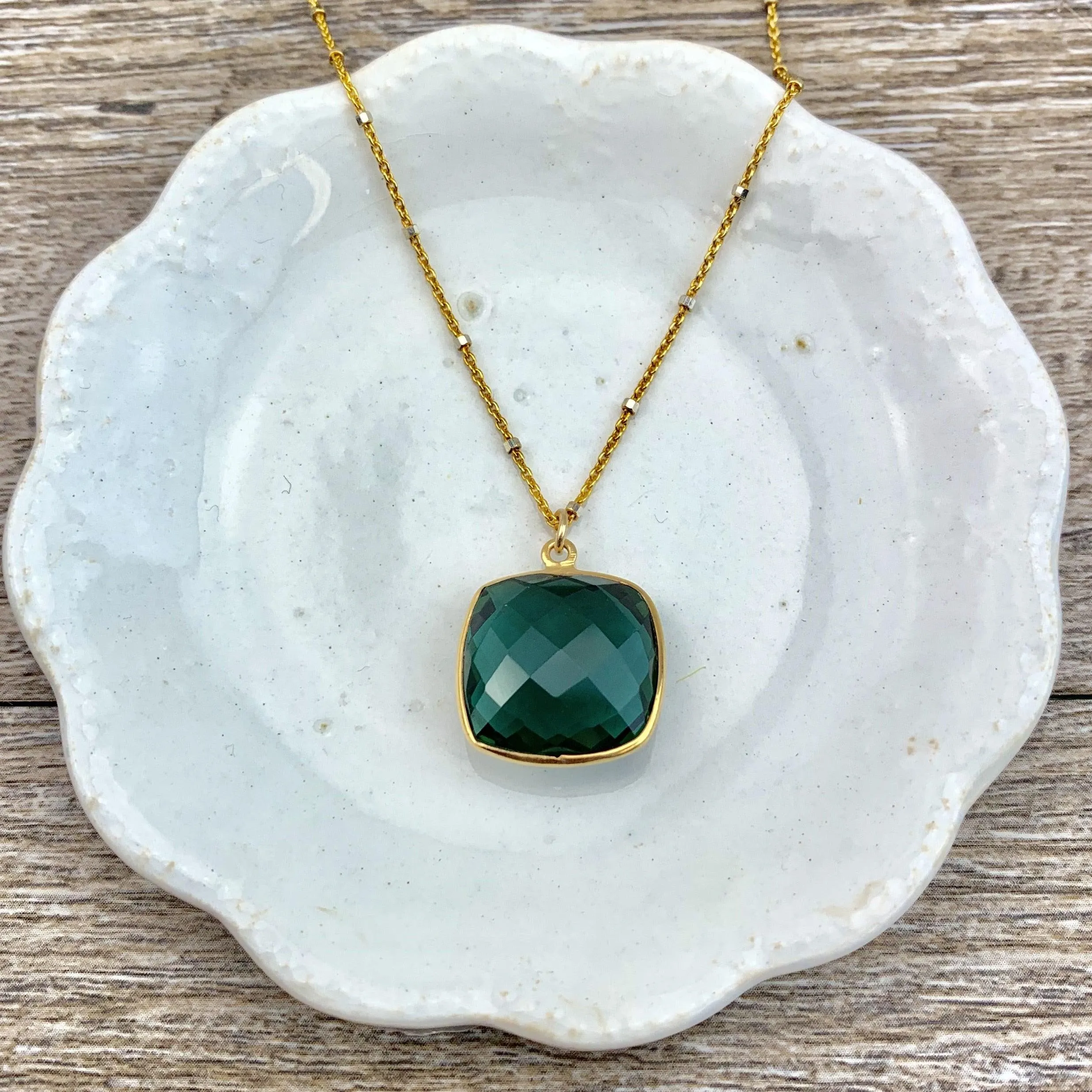 Perfect Gift Everyday Gemstone Pendant Necklace