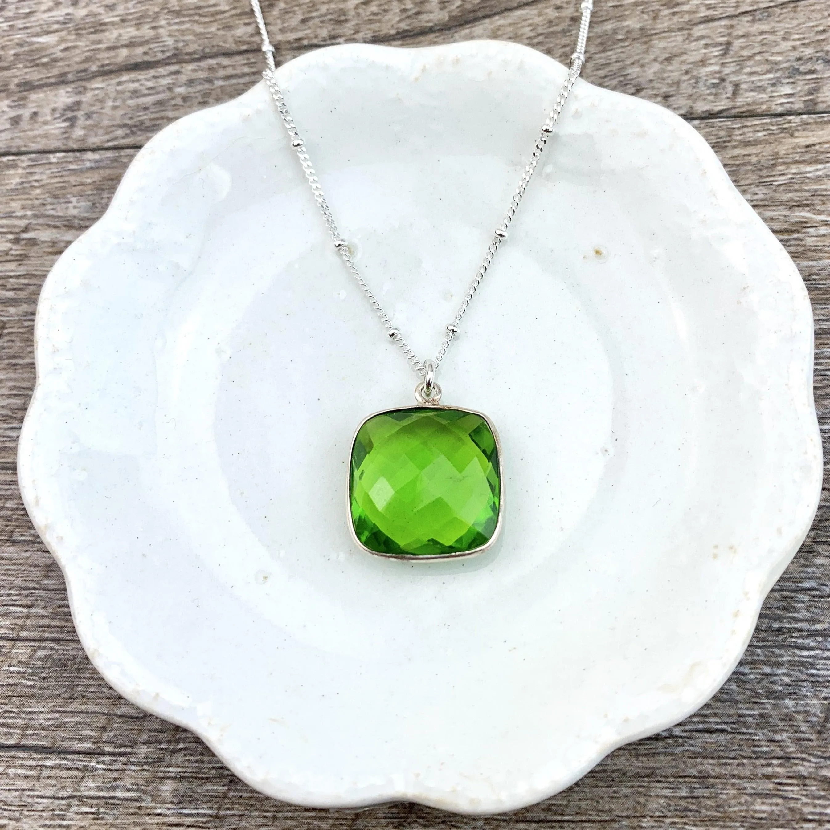 Perfect Gift Everyday Gemstone Pendant Necklace