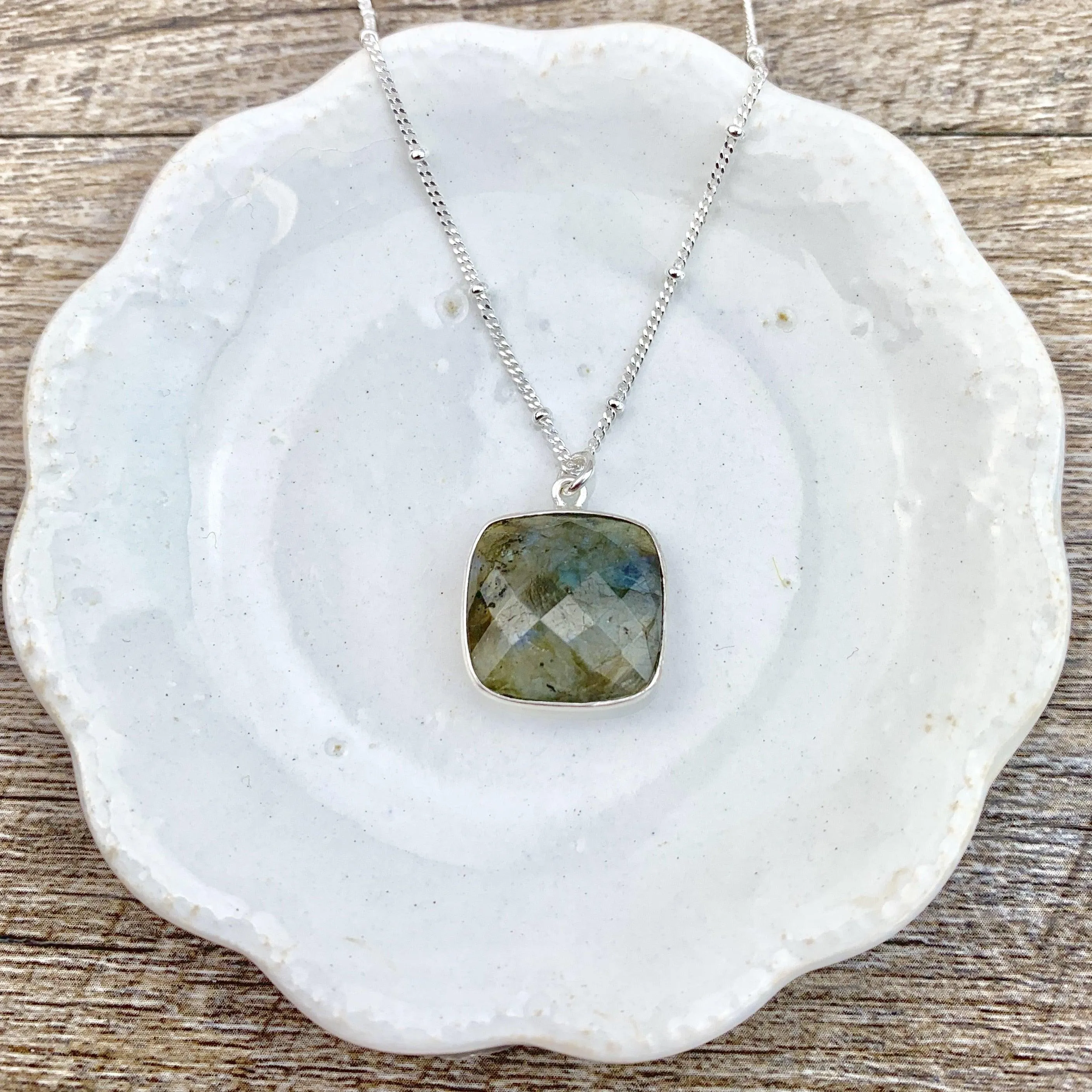 Perfect Gift Everyday Gemstone Pendant Necklace