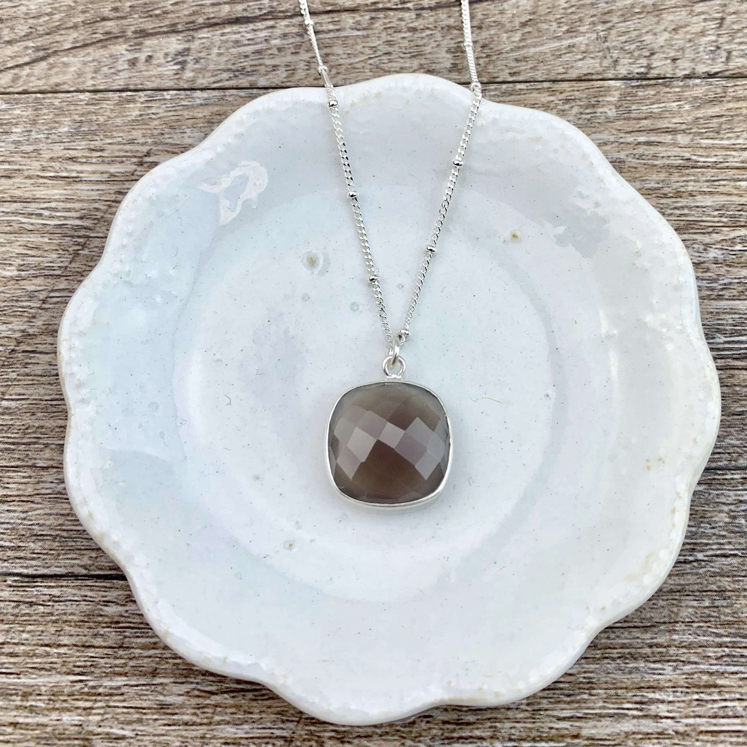 Perfect Gift Everyday Gemstone Pendant Necklace