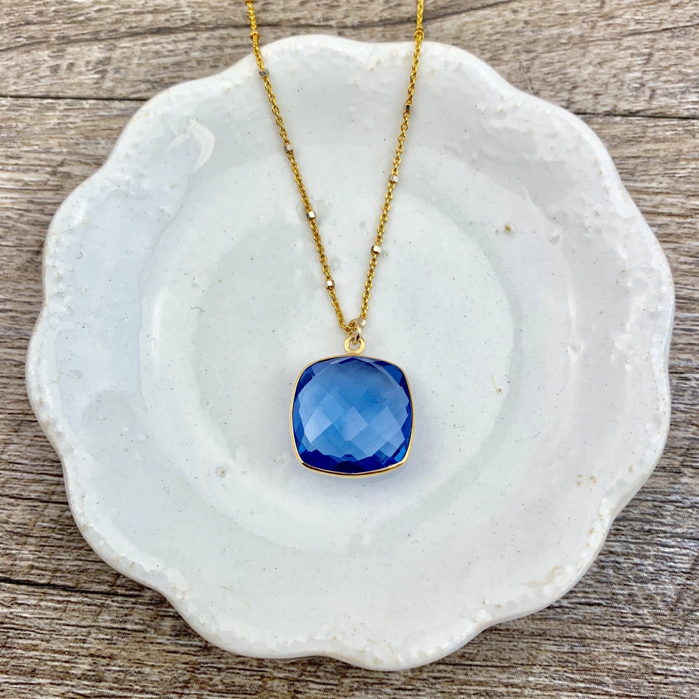 Perfect Gift Everyday Gemstone Pendant Necklace