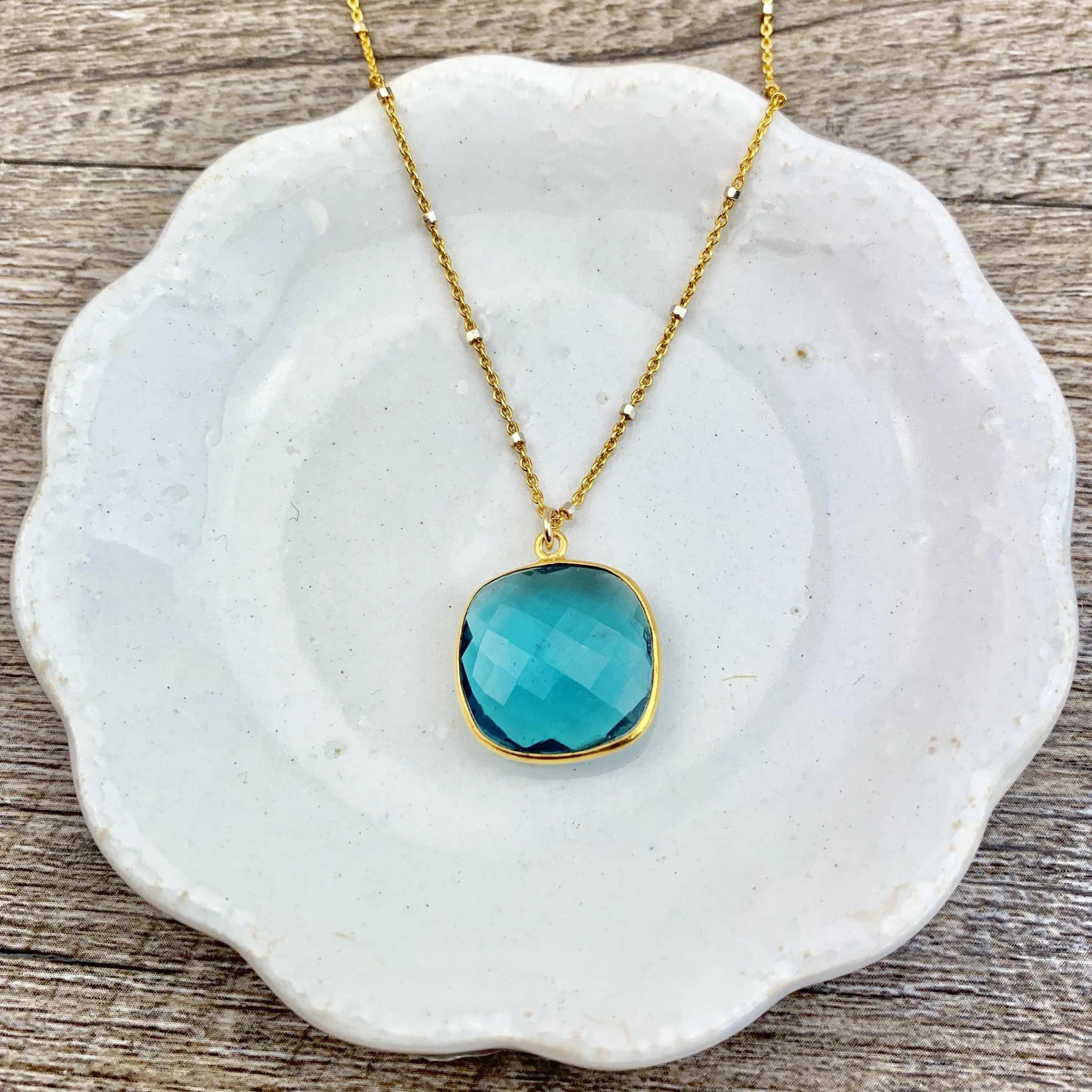 Perfect Gift Everyday Gemstone Pendant Necklace