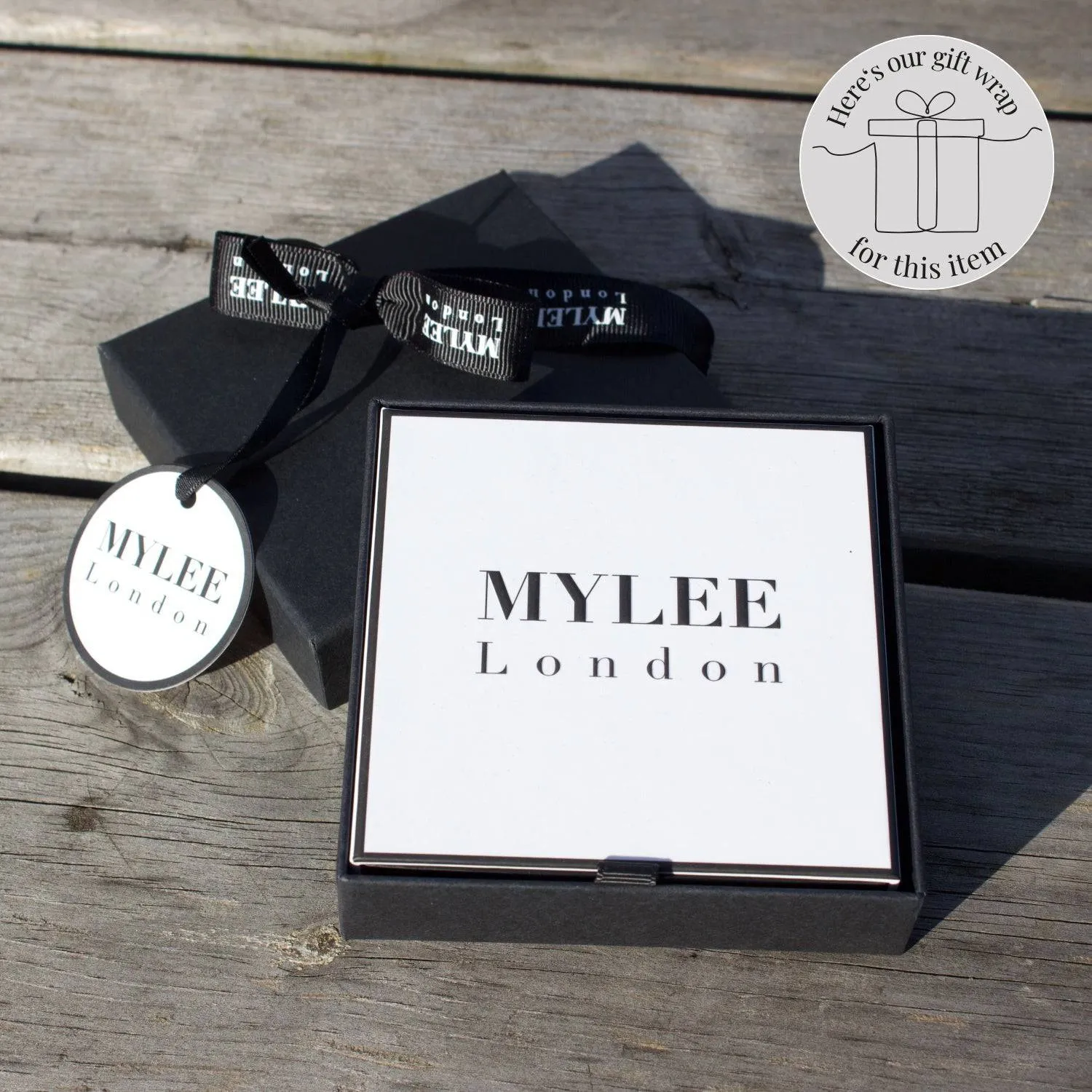 Personalised Two Ring Silver Necklace