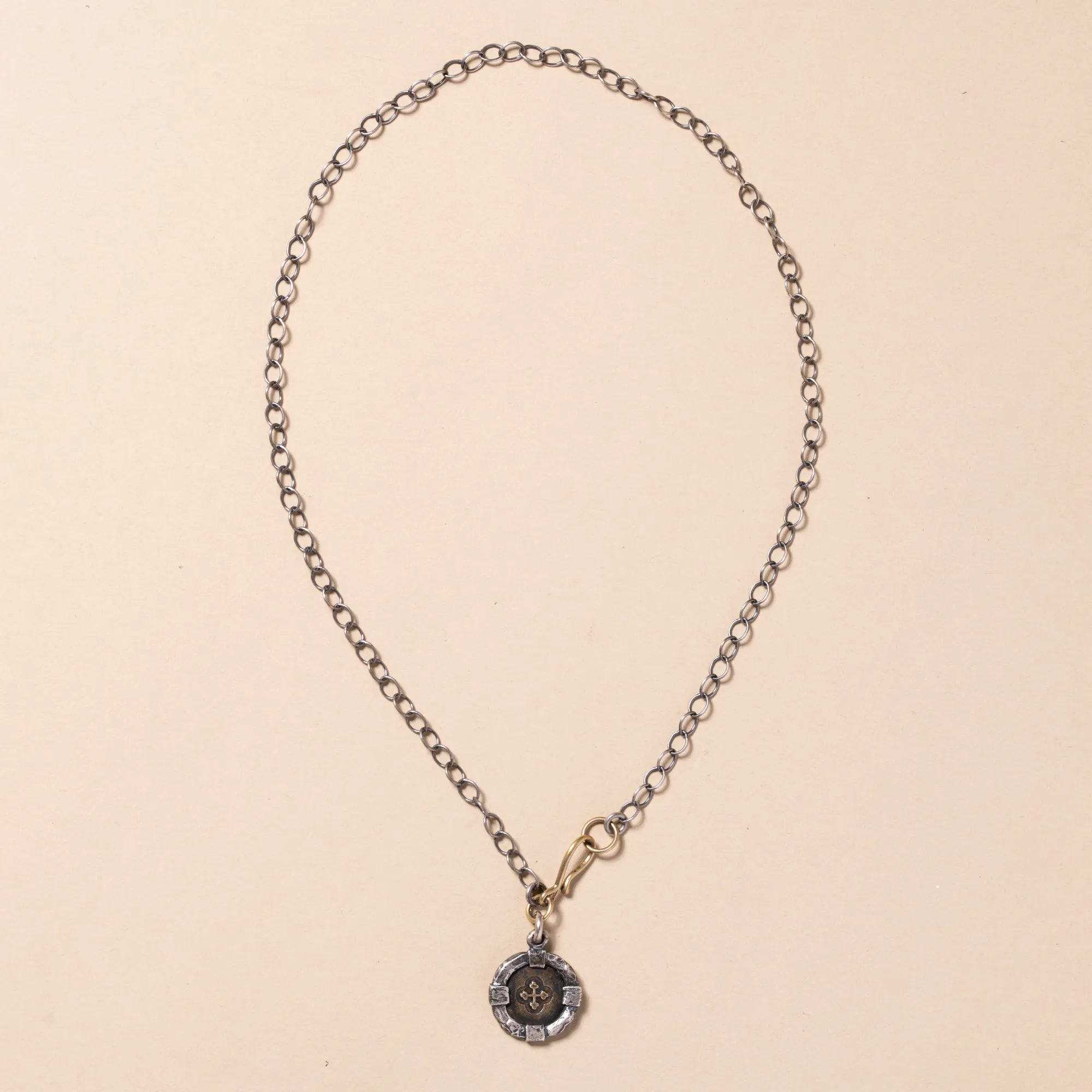 Petit Fortune Favors The Bold Coin Necklace