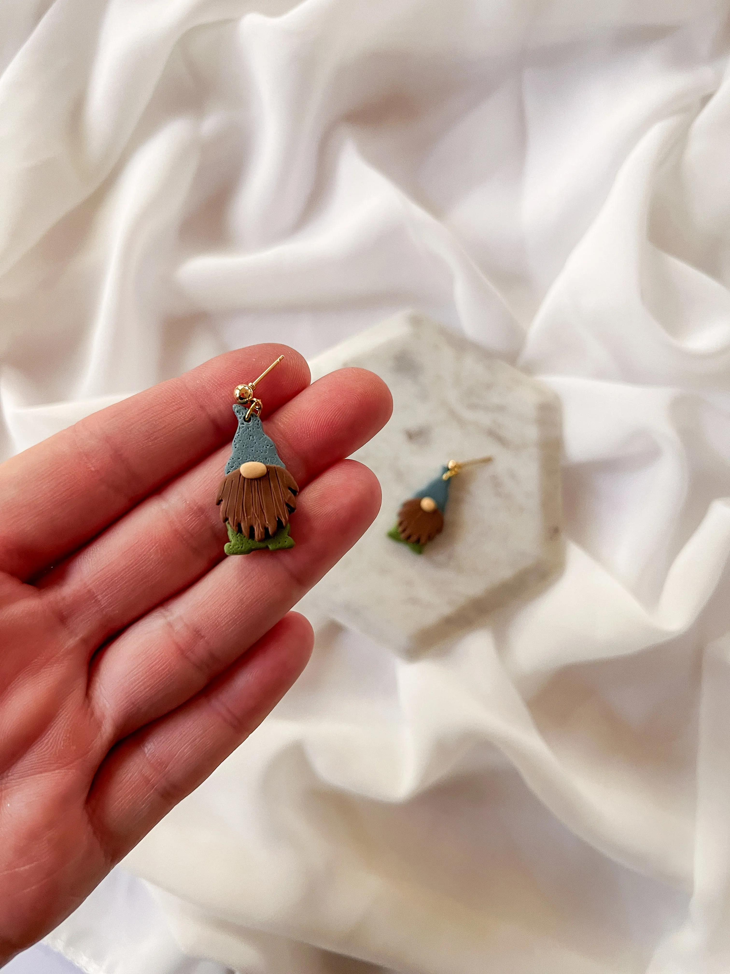 Rolling with the Gnomies |  Polymer Clay Earrings