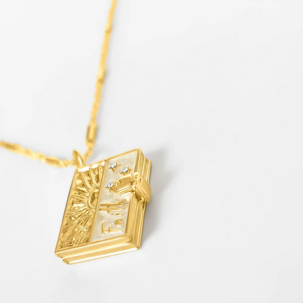 Secret Scriptures Locket: Faith - Gold