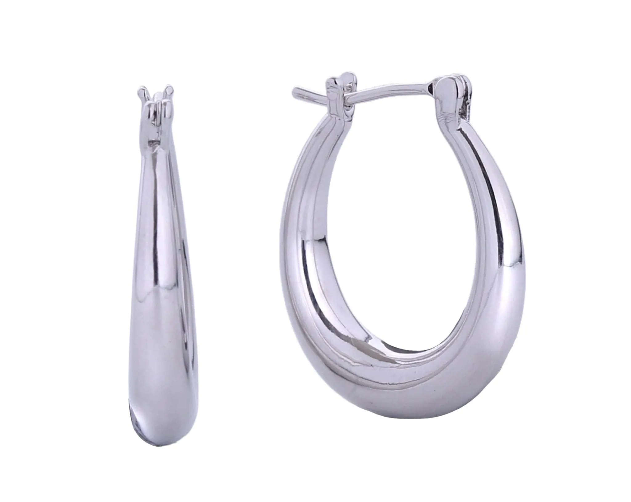 SJE310549 14K Everyday Hoop Earrings