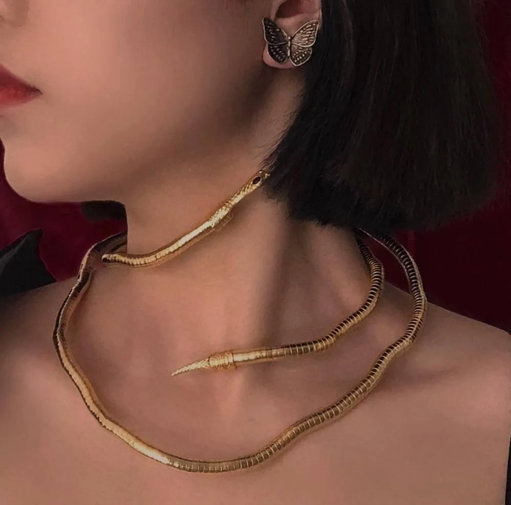 Slithering Snake Bendable Necklace