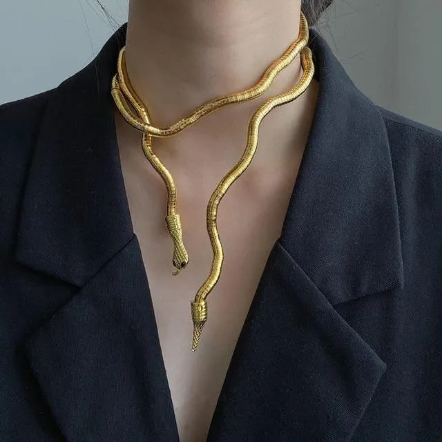 Slithering Snake Bendable Necklace