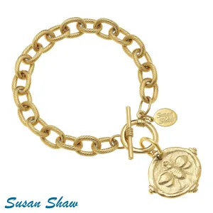 Susan Shaw Bee Intaglio Bracelet