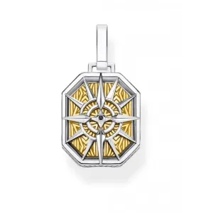 Thomas Sabo Multicoloured Compass Pendant PE867-849-7