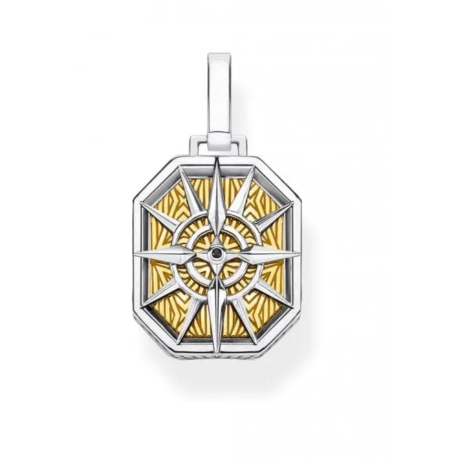 Thomas Sabo Multicoloured Compass Pendant PE867-849-7